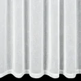 Firana KELLY o strukturze drobnego deszczyku  przetykana srebrną nicią - 140 x 250 cm - biały 3