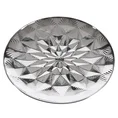 Patera SHAD z geometrycznym wzorem, srebrna - 25 x 25 x 4 cm - srebrny 1