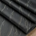 Obrus SUZANA zdobiony błyszczącym złotym wzorem marmurku, PLAMOODPORNY - 85 x 85 cm - czarny 5