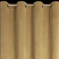 Zasłona ANTARA z gładkiego welwetu z szarfą do podpięcia - 140 x 270 cm - ciemnobeżowy 6