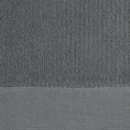 Ręcznik MAURO z włókien bambusowych i bawełny ze strukturą w drobne pasy - 50 x 90 cm - grafitowy 2