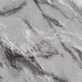 Zasłona z lekkiej tkaniny z srebrnym wzorem marmurkowym - 140 x 270 cm - biały 10