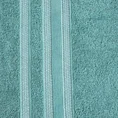 EUROFIRANY CLASSIC Ręcznik JUDY z bordiurą podkreśloną błyszczącą nicią - 50 x 90 cm - turkusowy 2