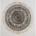 Obraz ORAMENTS kolaż z okrągłym ornamentem w stylu boho - 60 x 60 cm - beżowy 1