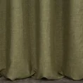 TERRA COLLECTION Zasłona MONTENEGRO zaciemniająca z tkaniny o płóciennym splocie - 140 x 270 cm - oliwkowy 3