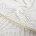 Komplet ręczników LORENA z żakardowym roślinnym wzorem -  - kremowy 2
