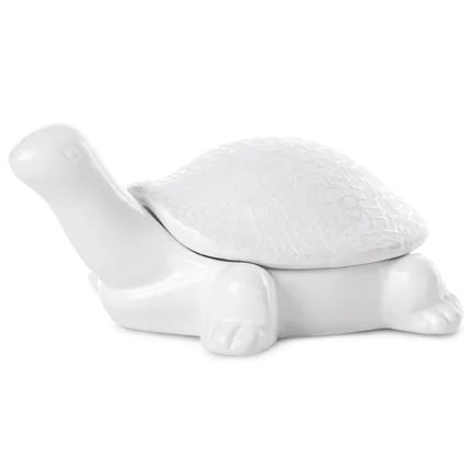 Żółw puzderko - figurka ceramiczna RISO z drobnym wzorem Żółw puzderko - figurka ceramiczna RISO z drobnym wzorem - 20 x 14 x 9 cm