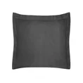 NOVA COLOUR Poszewka na poduszkę bawełniana z satynowym połyskiem - 40 x 40 cm - czarny 1