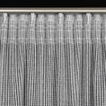 Zasłona REGINA w prążki o luźnym splocie - 135 x 270 cm - srebrny 10