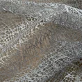 Firana  MIRREN o strukturze pajęczej sieci - 140 x 250 cm - szary 6