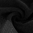 Ręcznik ANELA z ozdobną bordiurą przetykaną błyszczącą nicią - 50 x 90 cm - czarny 5