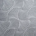 DESIGN 91 Zasłona z welwetu z geometrycznym wytłaczanym wzorem, gramatura 270 g/m2 - 140 x 250 cm - stalowy 8