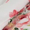 EUROFIRANY CLASSIC SATIN Komplet pościeli SPRING 01 z wysokiej jakości satyny bawełnianej z barwnym kwiatowym nadrukiem - 220 x 200 cm - biały 5