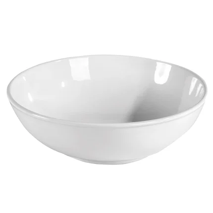 Misa ceramiczna KELBY o ascetycznej formie biała Misa ceramiczna KELBY o ascetycznej formie biała - ∅ 31 x 10 cm