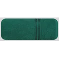 Ręcznik LORI z bordiurą podkreśloną błyszczącą nicią - 70 x 140 cm - butelkowy zielony 3