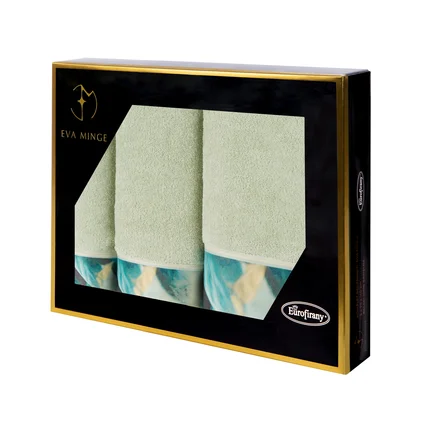 EWA MINGE Komplet ręczników MINGE 5 w eleganckim opakowaniu, idealne na prezent! EWA MINGE Komplet ręczników MINGE 5 w eleganckim opakowaniu, idealne na prezent! - 46 x 36 x 7 cm
