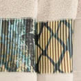 EWA MINGE Komplet ręczników CARLA w eleganckim opakowaniu, idealne na prezent! - 2 szt. 70 x 140 cm - beżowy 4