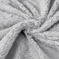 Narzuta o strukturze futra z lśniącą nicią, z polarowym spodem - 200 x 220 cm - stalowy 6