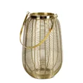 Lampion dekoracyjny MELA złoty z metalu - ∅ 22 x 33 cm - złoty 2