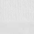 Ręcznik MAURO z włókien bambusowych i bawełny ze strukturą w drobne pasy - 70 x 140 cm - biały 2