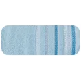 Ręcznik LIVIA  z kolorowymi paskami tkanymi we wzór jodełki - 50 x 90 cm - niebieski 3