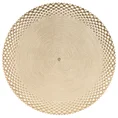 Podkładka MIKA okrągła z ażurowym wzorem  - ∅ 38 cm - złoty 1