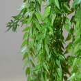 GIRLANDA ZWISAJĄCA - DROBNE LISTECZKI, kwiat sztuczny dekoracyjny - dł. 83 cm dł. z liśćmi 72 cm dł. liść poj. 1,5 cm - zielony 2