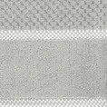 EUROFIRANY PREMIUM Ręcznik CALEB z bawełny frotte o strukturze drobnej krateczki - 50 x 90 cm - jasnoszary 2