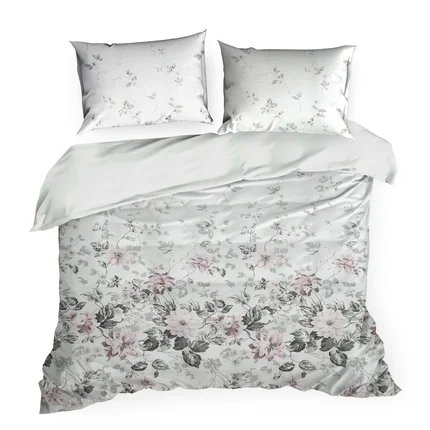 DESIGN 91 Komplet pościeli LEA 05 z satynowym splotem i nadrukiem kwiatowym DESIGN 91 Komplet pościeli LEA 05 z satynowym splotem i nadrukiem kwiatowym - 220 x 200 cm