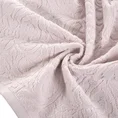 Ręcznik AMARO z żakardowym wzorem i dodatkiem srebrnej nitki - 70 x 140 cm - pudrowy 5