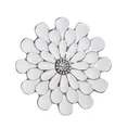 Patera ceramiczna w formie kwiatu - ∅ 32 x 4 cm - biały 1