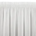 Firana LILIAN z efektem deszczyku półprzezroczysta, krótka - 300 x 145 cm - biały 4