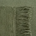 Koc AKRYL 7 miękki w dotyku koc akrylowy z frędzlami - 150 x 200 cm - oliwkowy 5