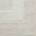 Dywanik łazienkowy z bawełny frotte z welurową bordiurą - 50 x 70 cm - beżowy 4