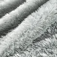 DESIGN 91 Koc TIFFANY o strukturze miękkiego futra ze srebrną nitką - 70 x 160 cm - srebrny 6