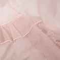 DIVA LINE Firana ARIANA z błyszczącą moherową nicią zdobiona falbanami - 140 x 250 cm - różowy 6