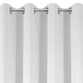 DESIGN 91 Zasłona  PARISA z gładkiej tkaniny zaciemniającej typu BLACKOUT - 140 x 250 cm - biały 4