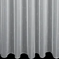 Tkanina firanowa, gładka, błyszcząca, z deszczykiem oraz pionowymi paseczkami - 290 cm - naturalny 3