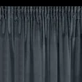 Zasłona ANTARA z gładkiego welwetu z szarfą do podpięcia - 140 x 300 cm - grafitowy 6