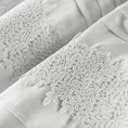 Pościel z satyny bawełnianej zdobiona elegancką koronką i zakładkami - 160 x 200 cm - biały 4