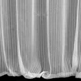 Firana NOELIA z tkaniny w prążki przeplatane błyszczącą nicią - 140 x 270 cm - biały 3