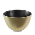 Misa ceramiczna EBRU czarno-złota - ∅ 30 x 18 cm - czarny 2