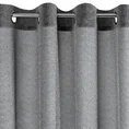 Zasłona SALOME lśniąca z dodatkiem srebrnej nitki - 140 x 250 cm - czarny 4