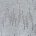 Firana z matowej tkaniny zdobiona srebrnym wzorem z imitacji cekinów - 140 x 250 cm - biały 8