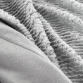 DESIGN 91 Narzuta HAVANA o strukturze futra ze srebrnym nadrukiem - 70 x 160 cm - stalowy 5