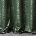 DESIGN 91 Zasłona CYPR z miękkiego welwetu z nieregularnym srebrnym nadrukiem - 140 x 270 cm - zielony 3