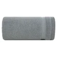 EUROFIRANY CLASSIC Ręcznik RIKI  z bordiurą w pasy miękki i puszysty, zero twist - 30 x 50 cm - stalowy 3