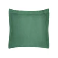 NOVA COLOUR Poszewka na poduszkę bawełniana z satynowym połyskiem - 40 x 40 cm - butelkowy zielony 1