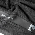 PIERRE CARDIN Ręcznik NEL w kolorze stalowym, z żakardową bordiurą - 30 x 50 cm - stalowy 5