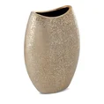 Wazon ceramiczny EDITA z nakrapianym złotym wzorem - 18 x 9 x 26 cm - złoty 2